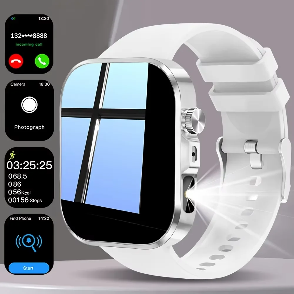 The Latest Smartwatch, High-end Model, Features a 1.83-inch Touchscreen, a Stylish Strap, and Numerous Functions Including