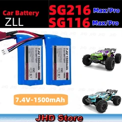 JHD SG216 MAX SG116 MAX Akumulator szybkiego samochodu RC 7.6v 1500mAh Oryginalny akumulator ZLL do samochodu SG116PRO SG216PRO