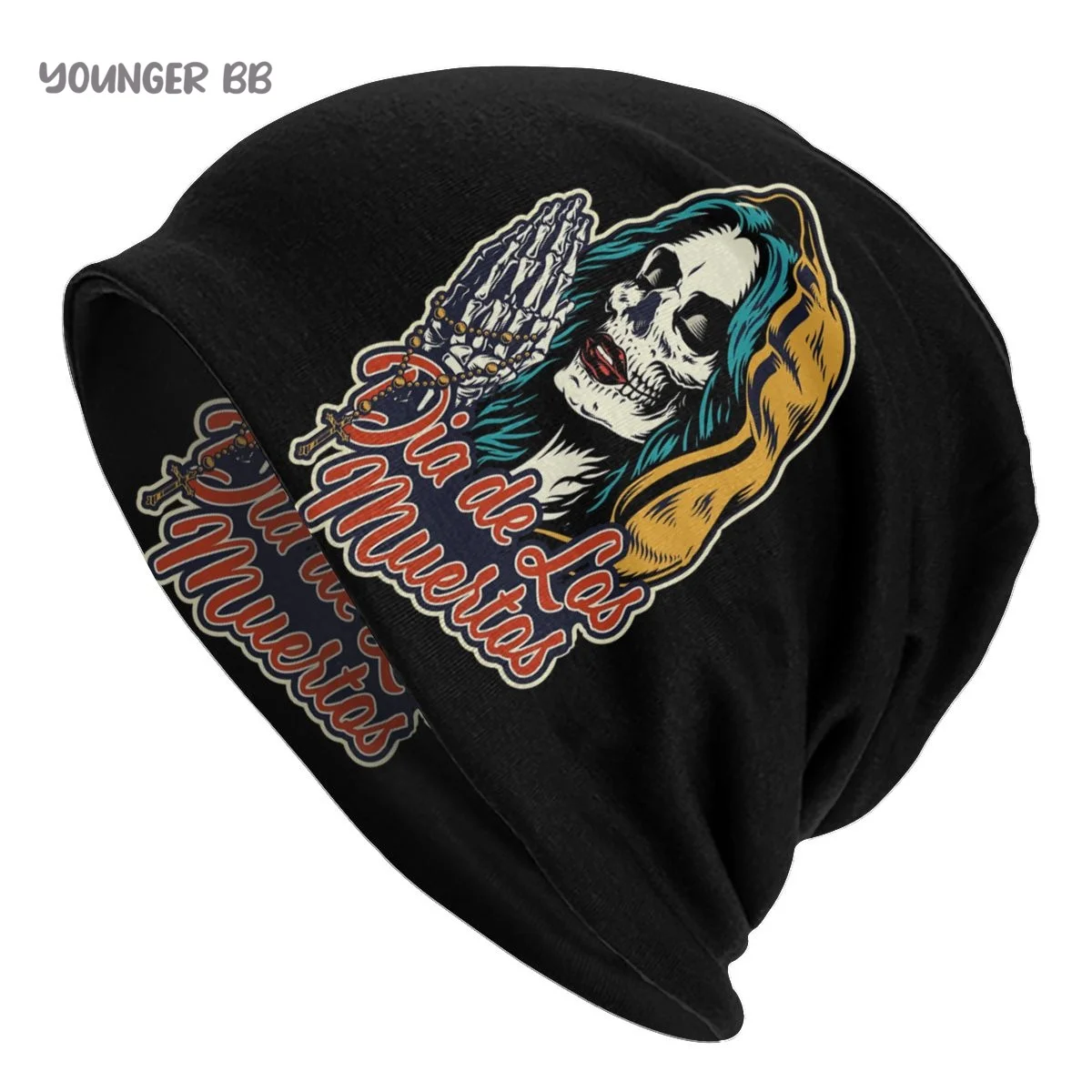 Mexico Skull Sugar Caps Vintage Street Skullies Beanies Hat Adult Men's Knit Hat Men Women Female Winter Warm Elastic Bonnet