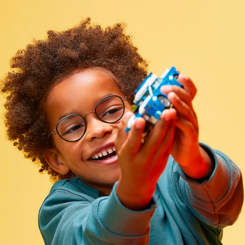 Lego Building Blocks Police Car City Series 60312 60418 Boys and Girls Building Blocks Children's Puzzle Toy Gift