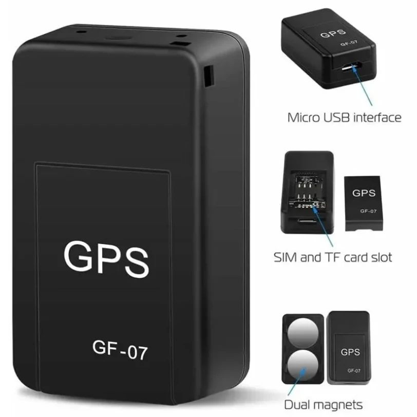 Mini Magnetic GF-07 GPS CarTracker Real Time Tracking Anti Mount SIM Message Positioner Real-time Vehicle Locator Pet Tracker