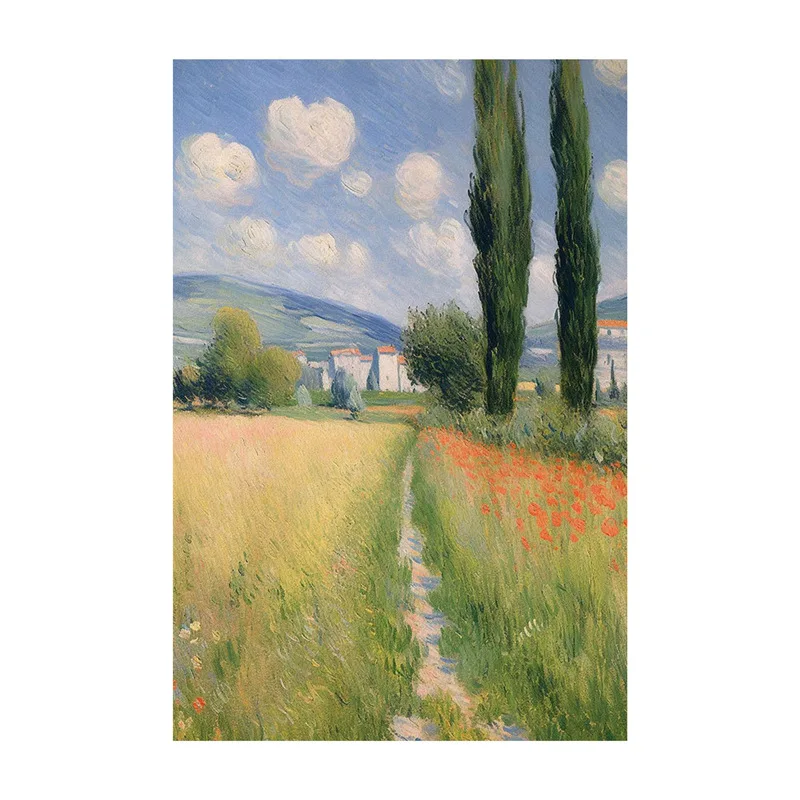 

Pastoral landscape, modern, high-end, porch living room decoration painting