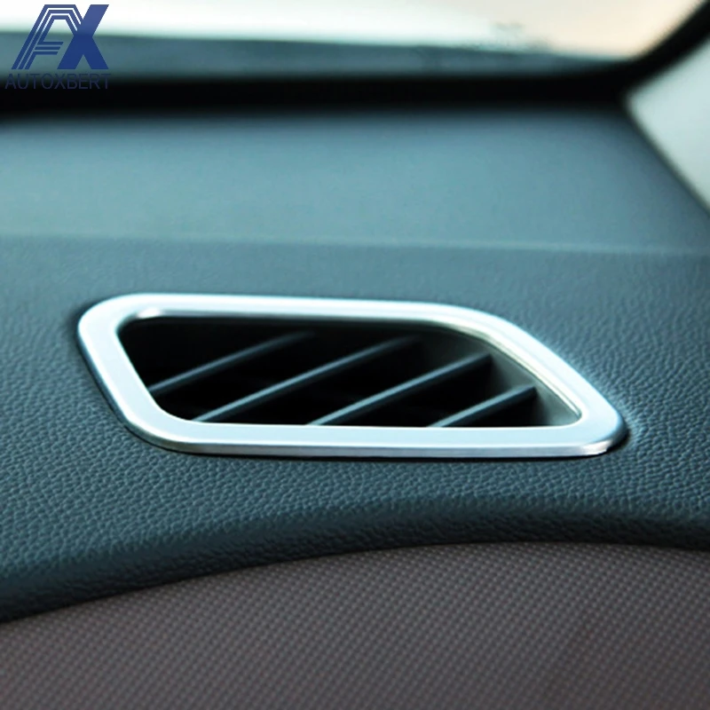 Chromowany przedni odpowietrznik osłona wylotu deski rozdzielczej dla Hyundai Creta 2015 - 2019 rama wykończeniowa Bezel odlewnictwo garnitur wkładka Surround — zdjęcie 2