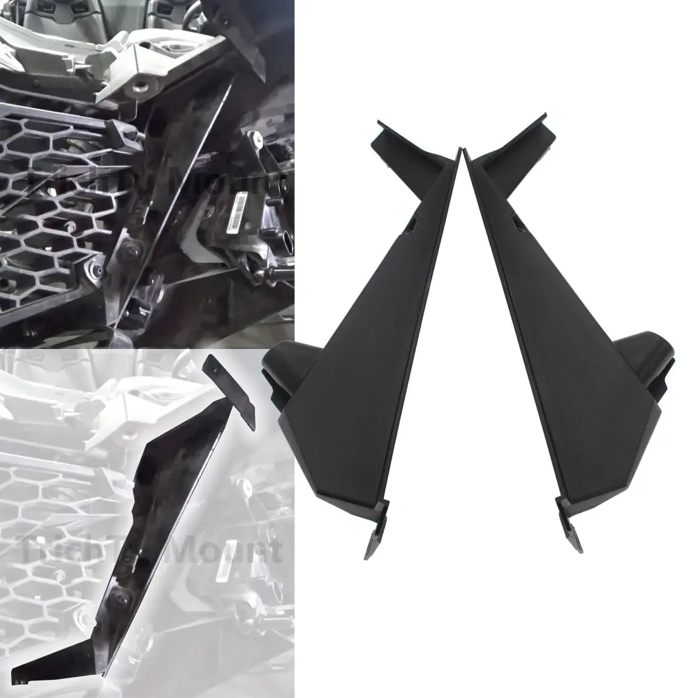 Left/ Right UTV Accessories Front Cover Mounting Hardware Kit  ABS Plastic Black Fit For Can Am Maverick X3 MAX  R 2017-2019