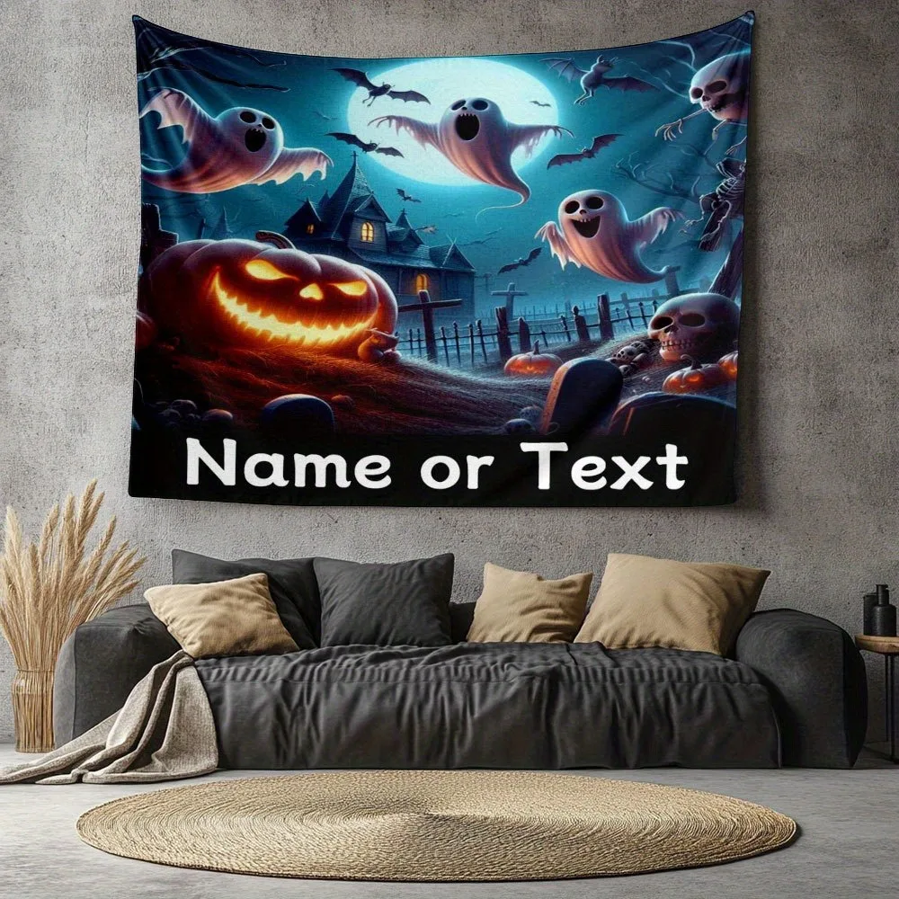 1PC Custom Tapestry Personalized Name Tapestry Wall Hanging for Bedroom, Living Room & Dorm Decor, Modern Home Wall Art
