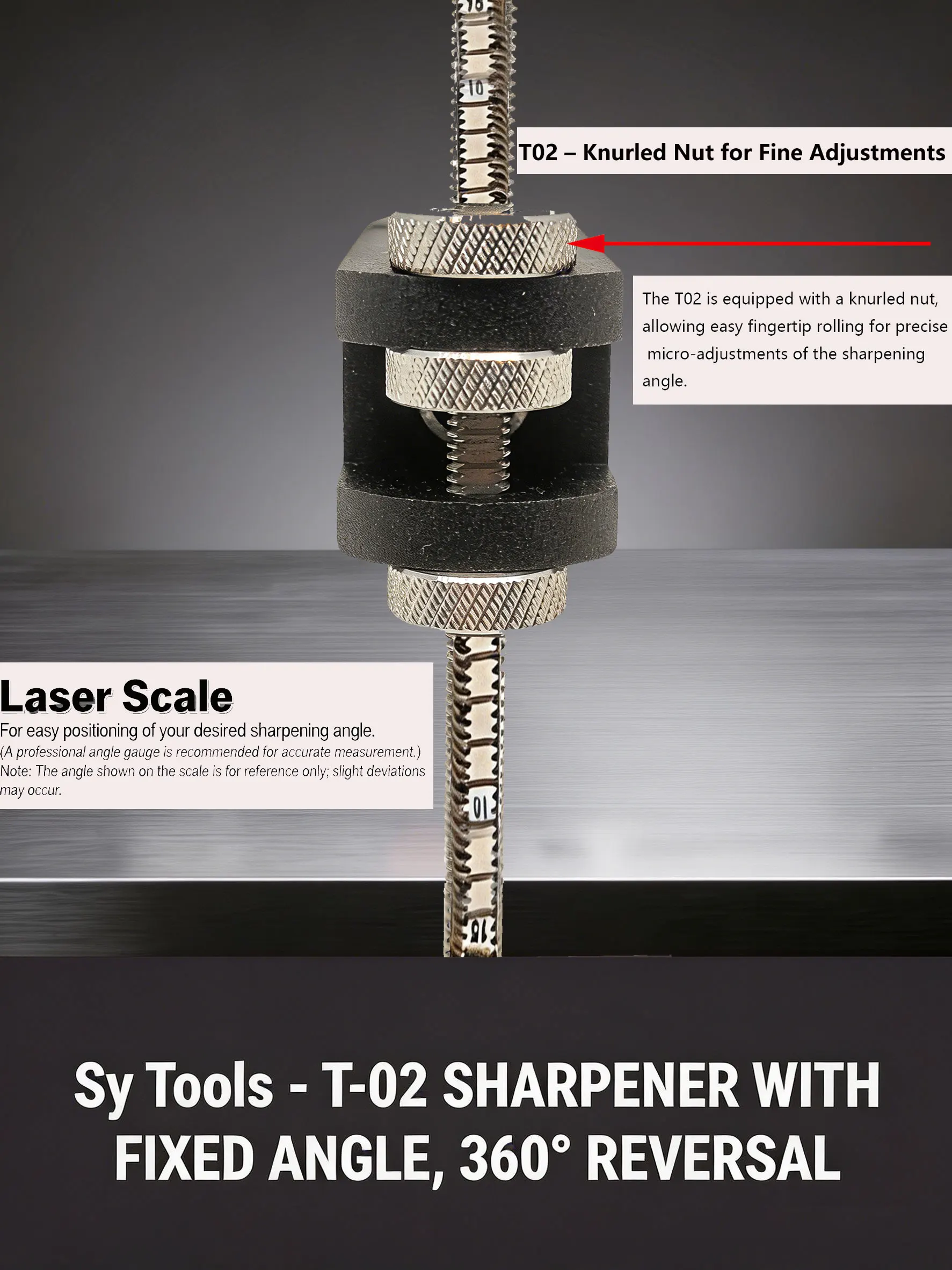 /Y-01 Universalklemme für die Befestigung von Messern in Festwinkel-Schärfsystemen Ruixin Pro/Sy Tools/Tsprof/Xarilk – Detail 17