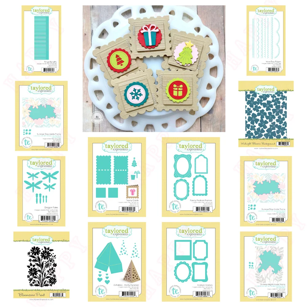 

Fancy Feature Frames Die Set Stamp Stencil Cutting Dies for DIY Paper Card Album Decoration Scrapbook Craft Stencil 2025 New