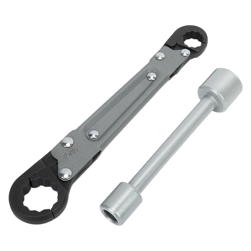 Angle Stop Wrench Kit, Professional Pipe Wrench Tool For Installing New Compression Angle Stops