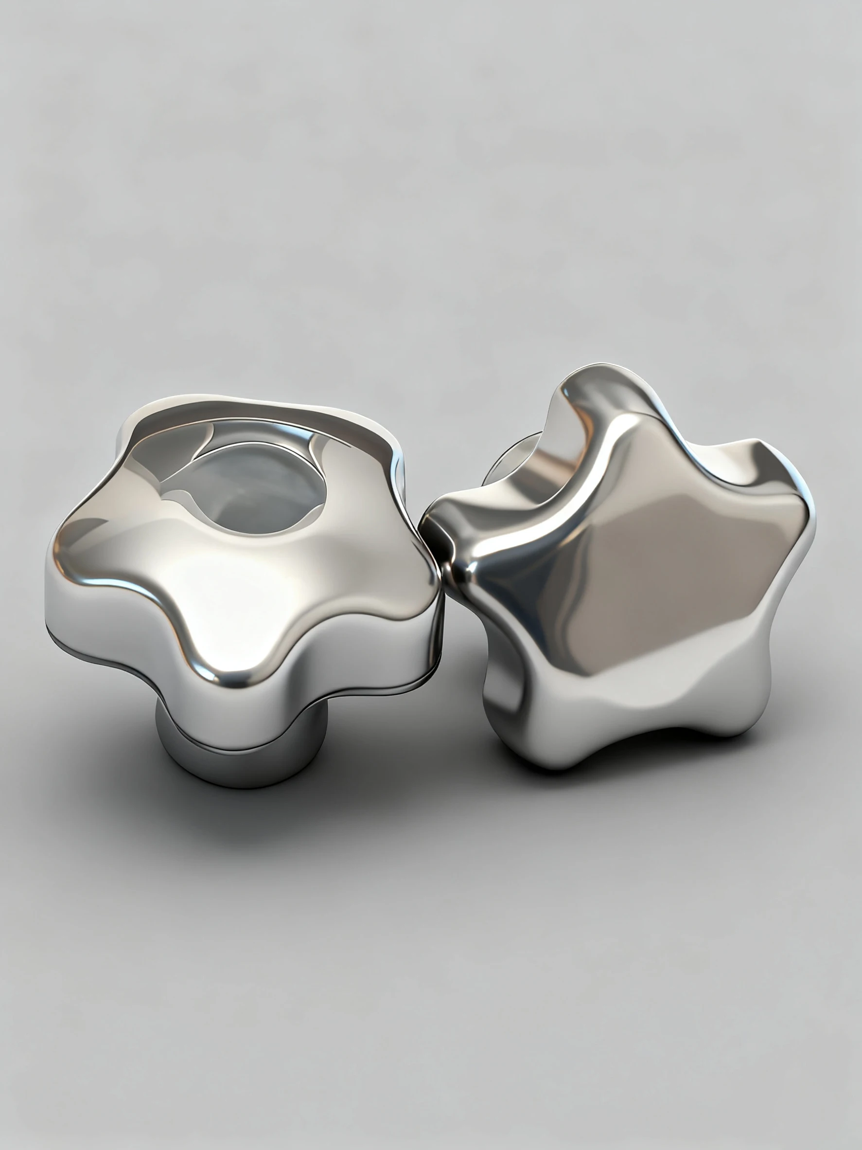 M6 M8 M10 M12 M14 M16 M18M20 304 Stainless Steel Female Thread Star Knob Handles Star Shaped Clamping Nuts Knobs Plum Hand Wheel