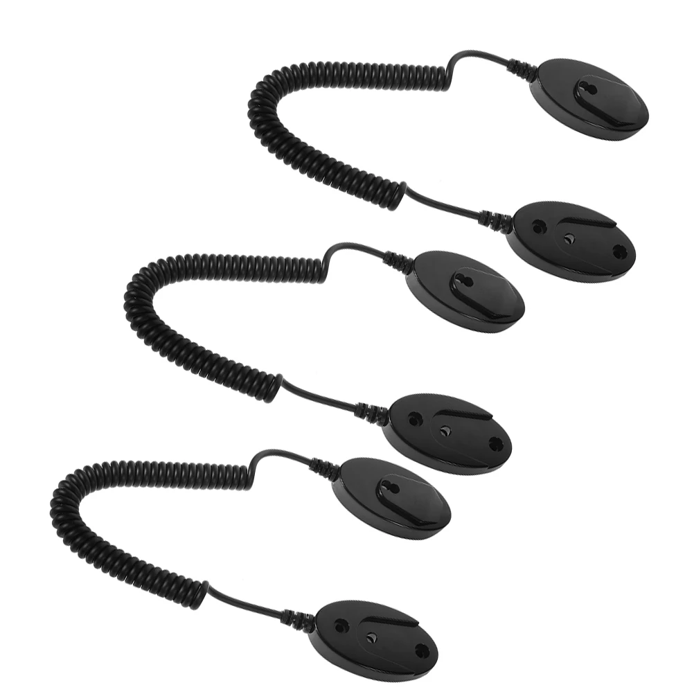 

3pcs Anti Lost Rope Hooks Self Adhesive Remote Control Holders Lanyard Cable Leash Retractable Wire Tethers Gaming Controller