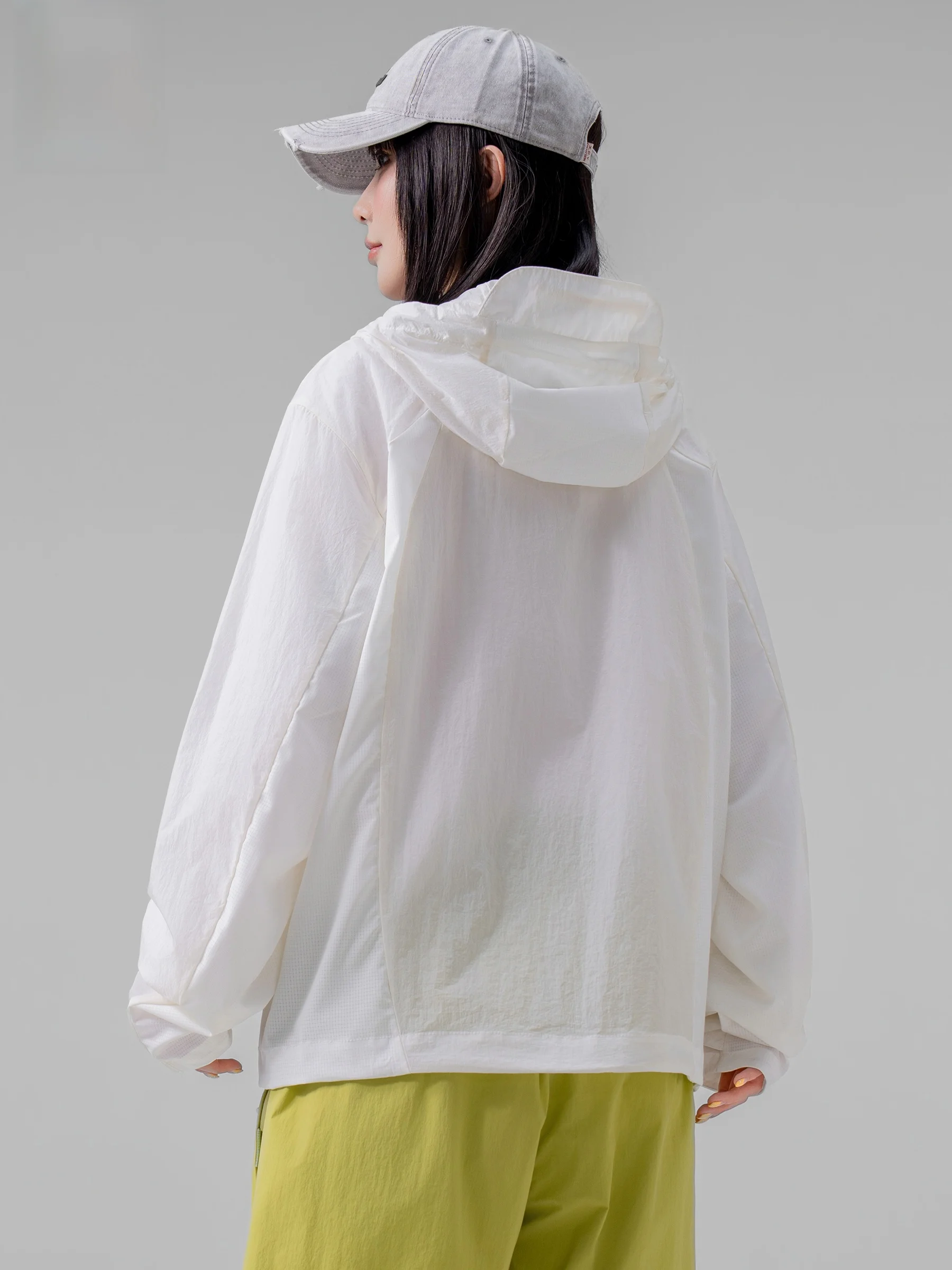 Men's And Women's Lightweight Zippered UV Protection Clothing Summer New Style UPF50 Anti-Uv Outerwear Functional Fashion