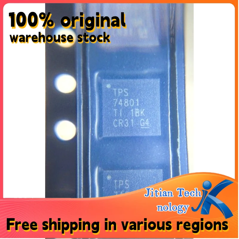 10PCS 100% brand new TPS74801RGWR logo TPS74801 VQFN-20 High-Quality Electronic Component