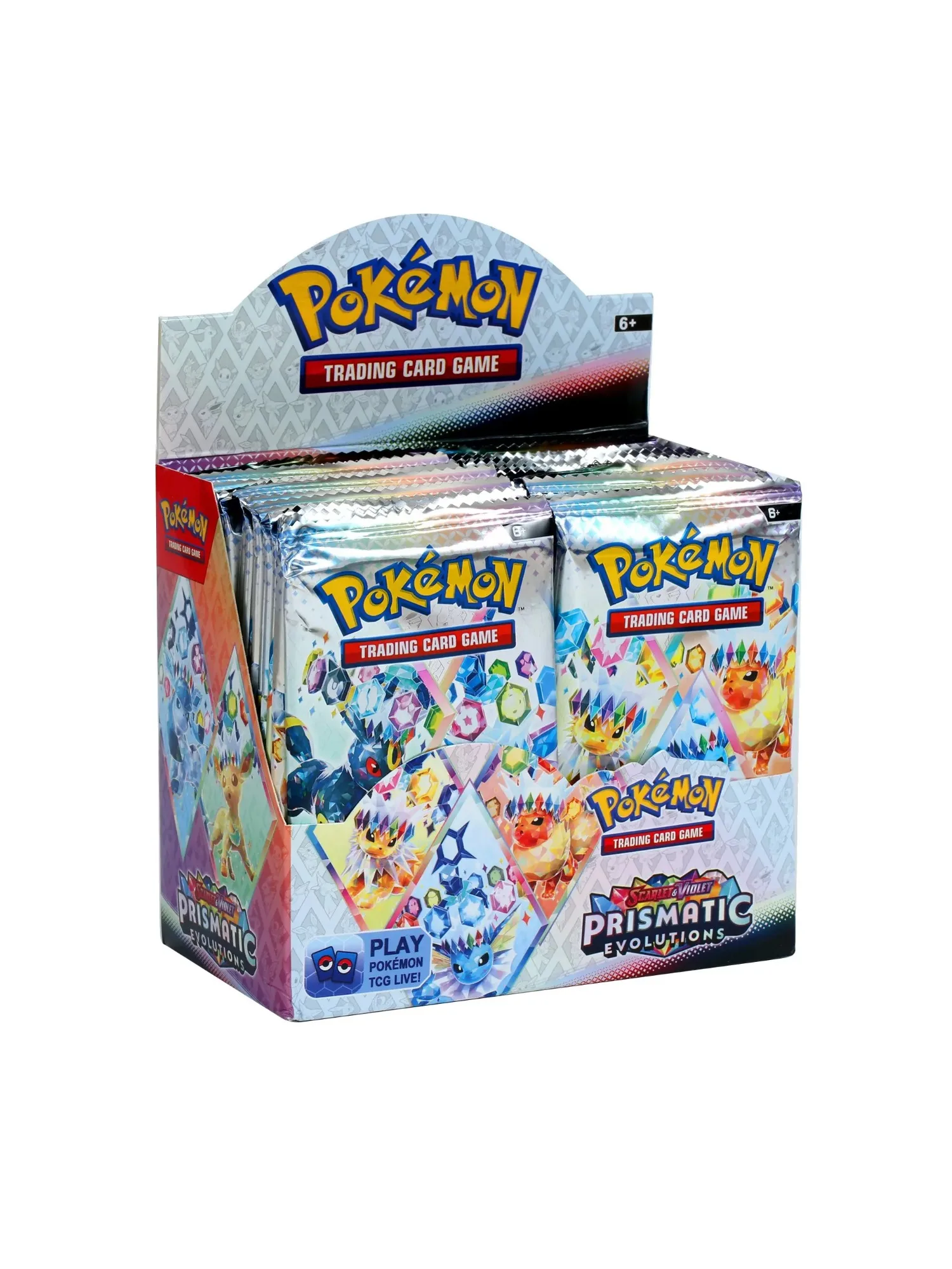 360 Stuks Pokemon Kaart Prismatic Evolutions PHANTASMAL FLAMES Scarlet Violet 151 Black Bolt Engels Booster Battle Transaction Card - afbeelding 2