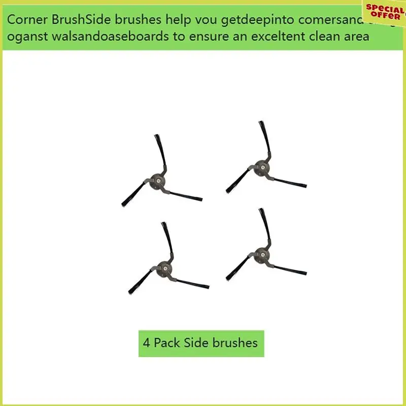 

Комплект аксессуаров A34R для Eufy X9 Pro, запасные части, основная щетка, боковая щетка, фильтр, накладка для швабры, запасные насадки