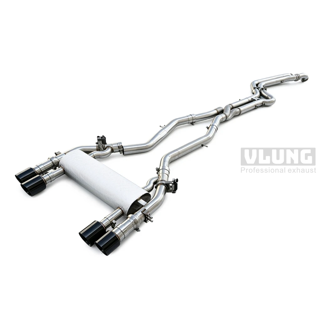 Stainless Steel Electronic Valved High Performance Exhaust With Z‑Pipe For BMW M3 M4 (G80/G82) 3.0T 2020‑2026 Car Exhaust Part