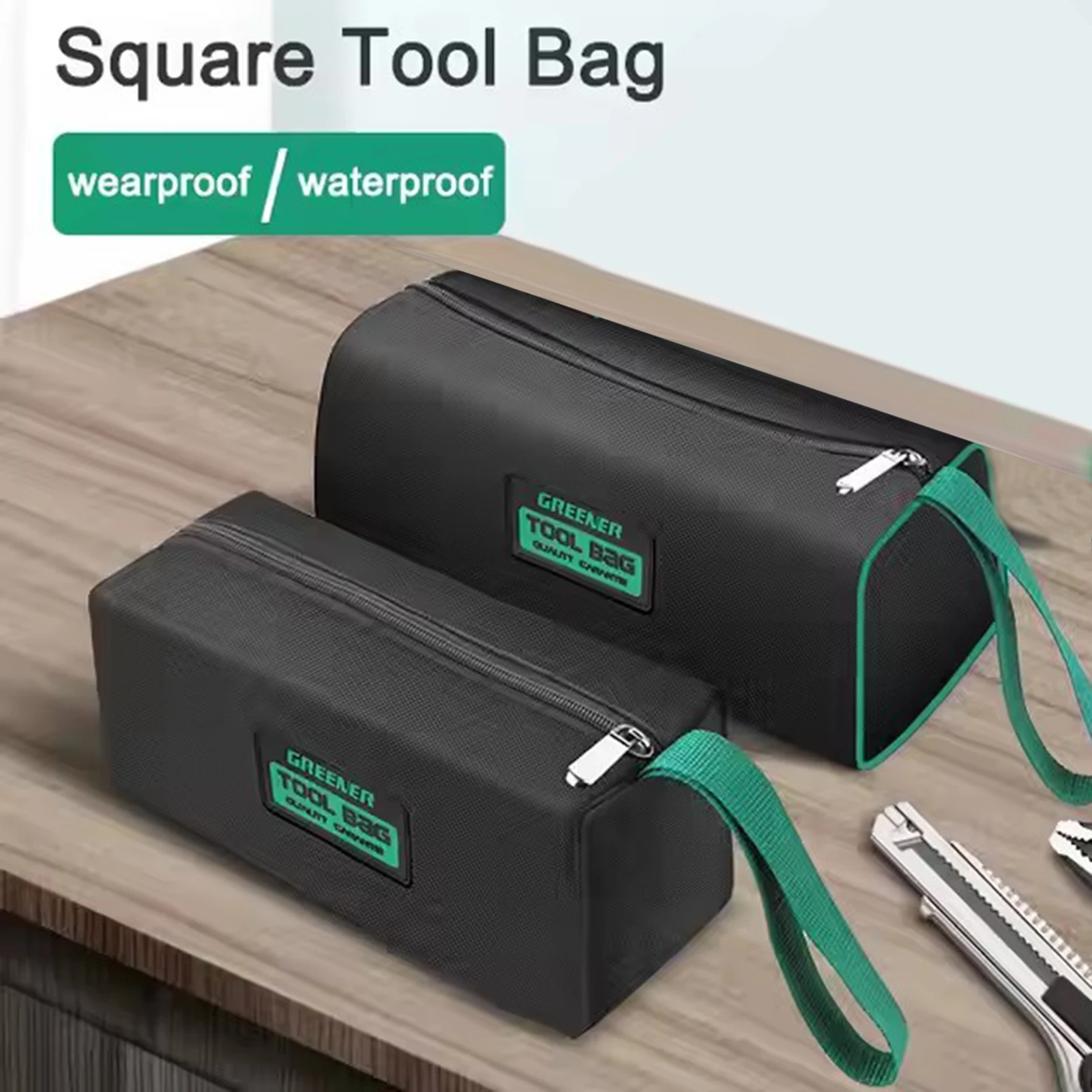 Bolsa para eletricista, resistente ao desgaste e à prova d'água, kit de ferramentas oxford, bolsa portátil espessada, manutenção profissional, armazenamento de trabalhador