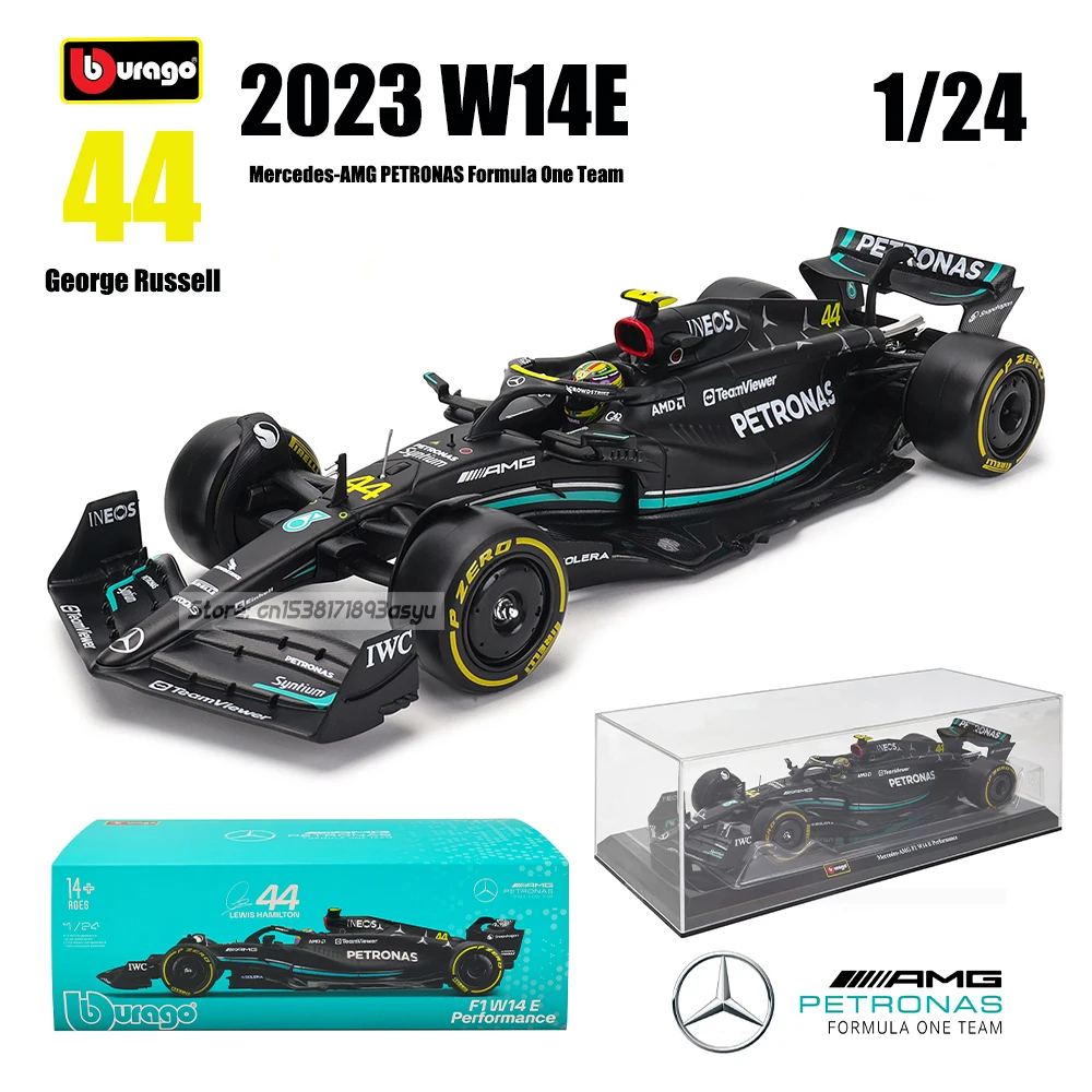 

Коллекционная серия моделей автомобилей Bburago 1:24: F1 2022-2024 (Ferrari SF23, Red Bull RB19, RB18, Mercedes-Benz W14, McLaren MCL38) из сплава