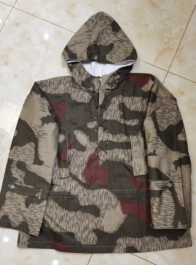 Smock alemán Flaketarn – Parka camuflaje té reversible
