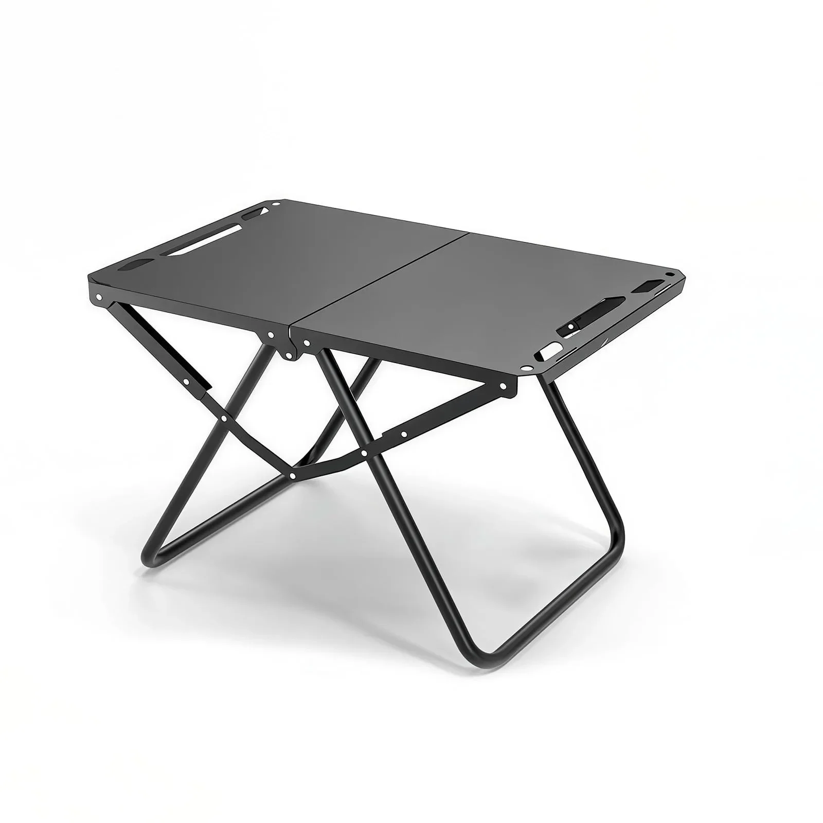 yesFolding Camping Table Portable Carbon Steel Lightweight Compact Outdoor Gear Table with Storage Bag for Hiking Picnic Travel