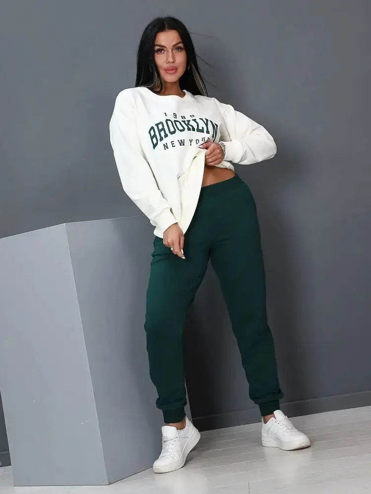 Okrągły dekolt, luźna, cienka bluza z kapturem w stylu koreańskim, vintage nadruk z literami, uniwersalna bluzka z długim rękawem na jesień i zimę, styl Ins, temperament.