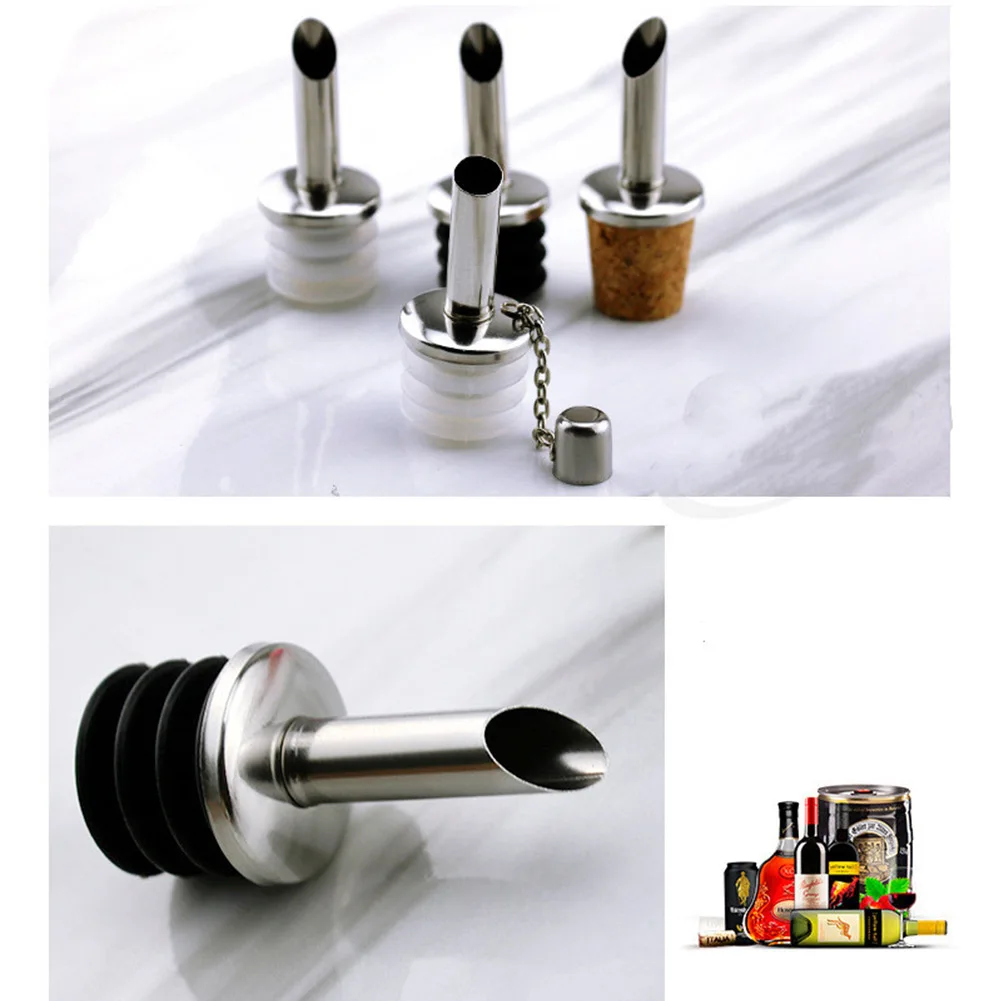 Aço inoxidável Pourer Garrafa, Bico Licor, Rolha, Rolhas de Garrafa e Rolhas, Bar Wine Acessórios