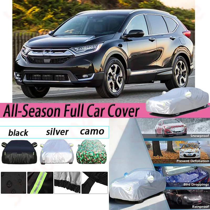 

Full Car Cover For Honda CR-V CRV Car Cover Outdoor Anti-UV Sun Rain Snow Frost Dust Protector SUV Cover Windproof