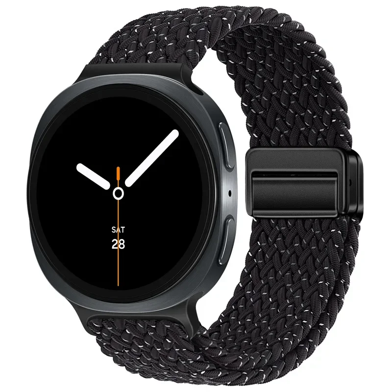 Geflochtenes Solo-Loop-Armband für Samsung Galaxy Watch 8 40/44mm Zubehör Nylon-Armband Correa Galaxy Watch 8 Classic Band 46mm – Detail 17