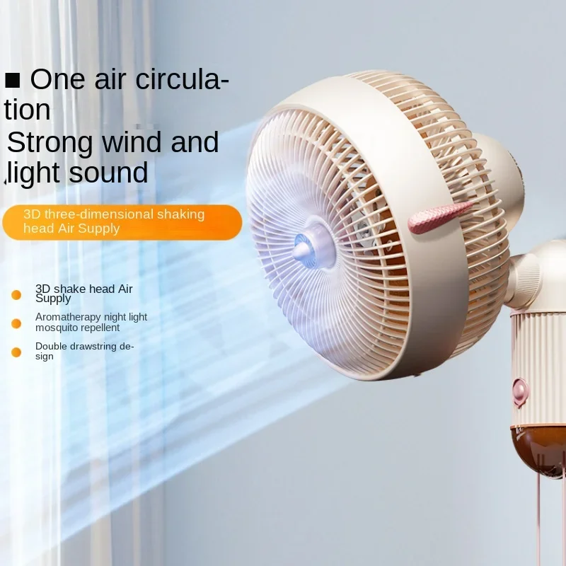 Wall Mounted Electric Air Circulation Fans, Controle Remoto, 3ª Engrenagem, Vento forte, Ventilador de cozinha, Sem Necessidade de Perfuração