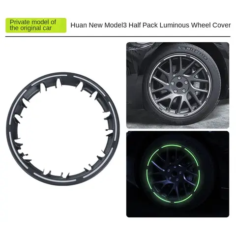 모델 3/y Tesla Hub Cap 18인치 20인치 올인클루시브 휠 허브 링의 새 버전용