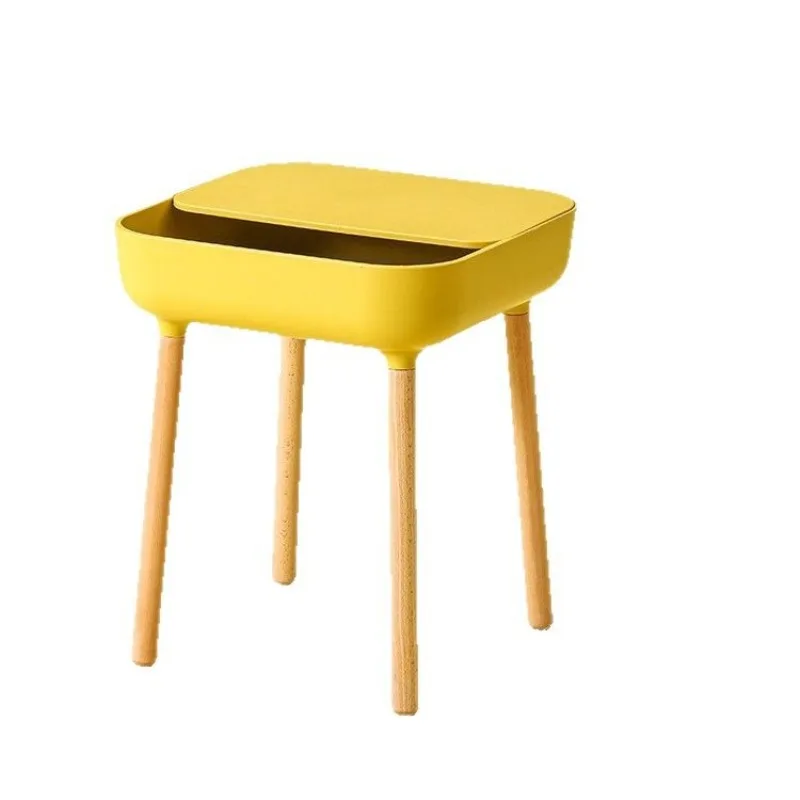 

Bedside table is simple and modern