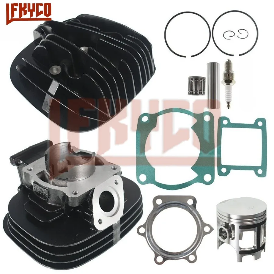 Motocyklowy zestaw cylindrów silnika 66 mm z głowicą 200CC do Yamaha Blaster 200 YFS200 DT200 DT 200 Motoblock ATV Parts