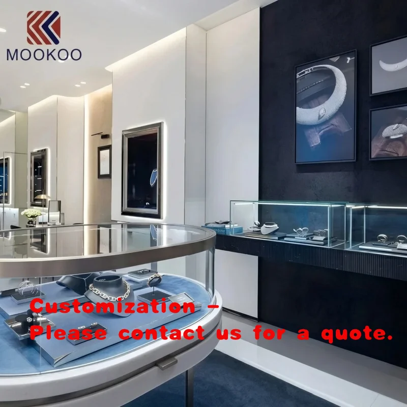 custom.High Quality Glass Vitrine Display Cabinet Jewelry Shop