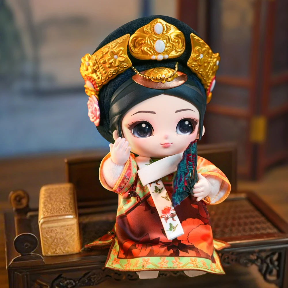 

Виниловая плюшевая кукла с глухой коробкой Zhen Huan является официальной автоторизованной к коллекции бренда с подвижной куклой-скелетоном DUMIA в подарок