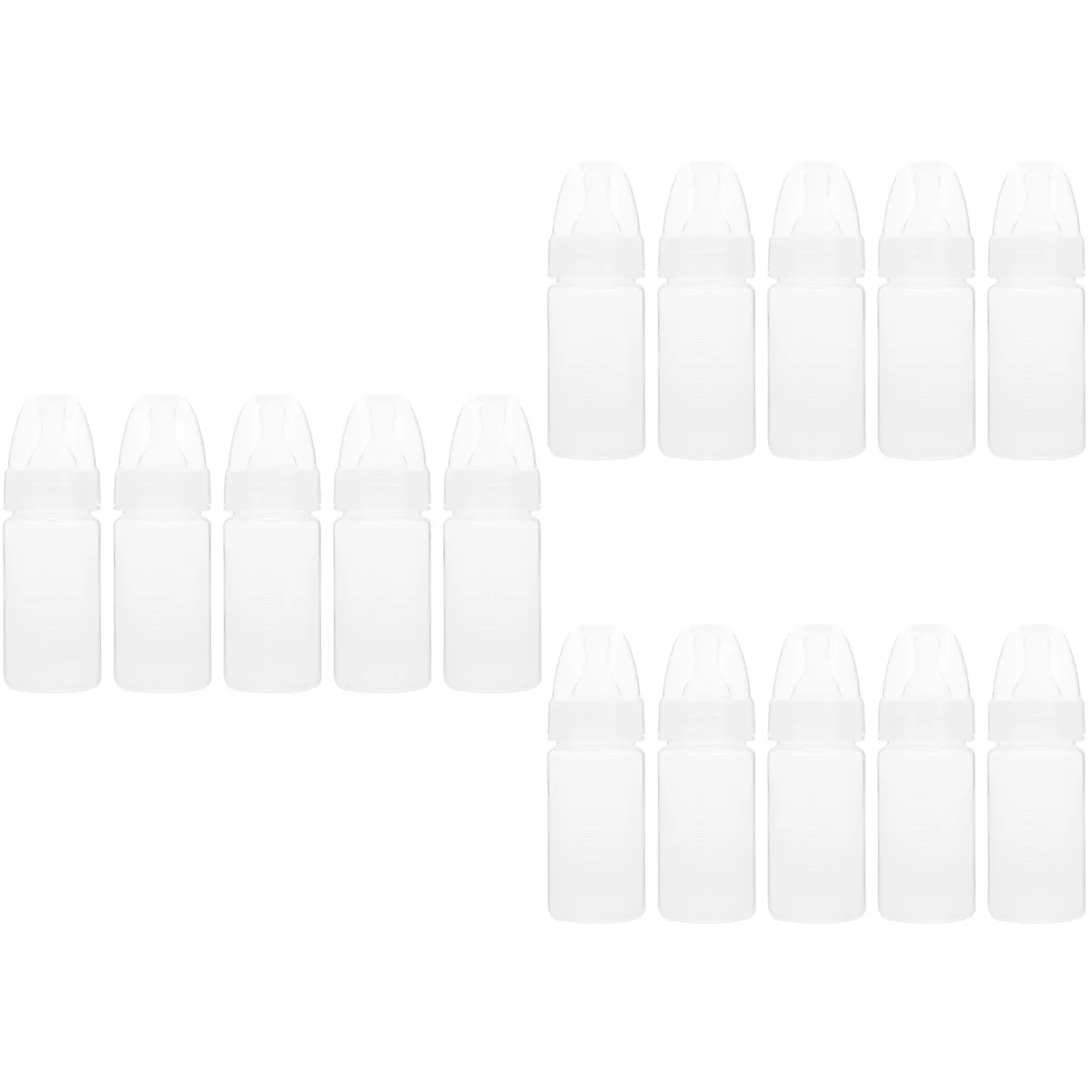 3 Count Disposable Feeding Bottle Infant Formula Once-off Baby Milk Powder Bottles Polypropylene Pp Teat