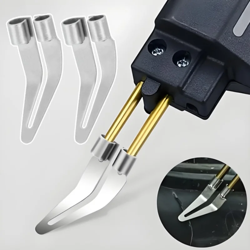 

Plastic Welder Smooth Tip Replacement Welding Heat Capacitor Repair Soldering Iron Tip Triangle For Car Bumper Repair