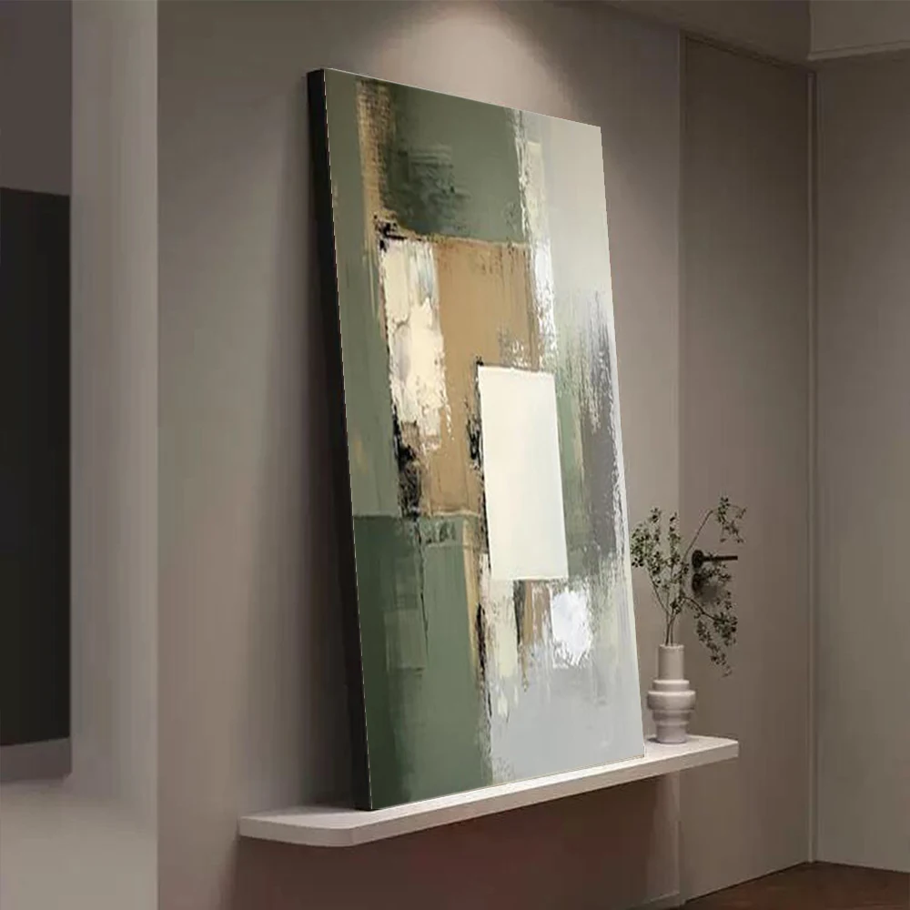 

City Downtown New York Urban Streets Modern Handmade Hand-Painted Picture Canvas Oil Paintings Wall Art Home Living Room Bedroom