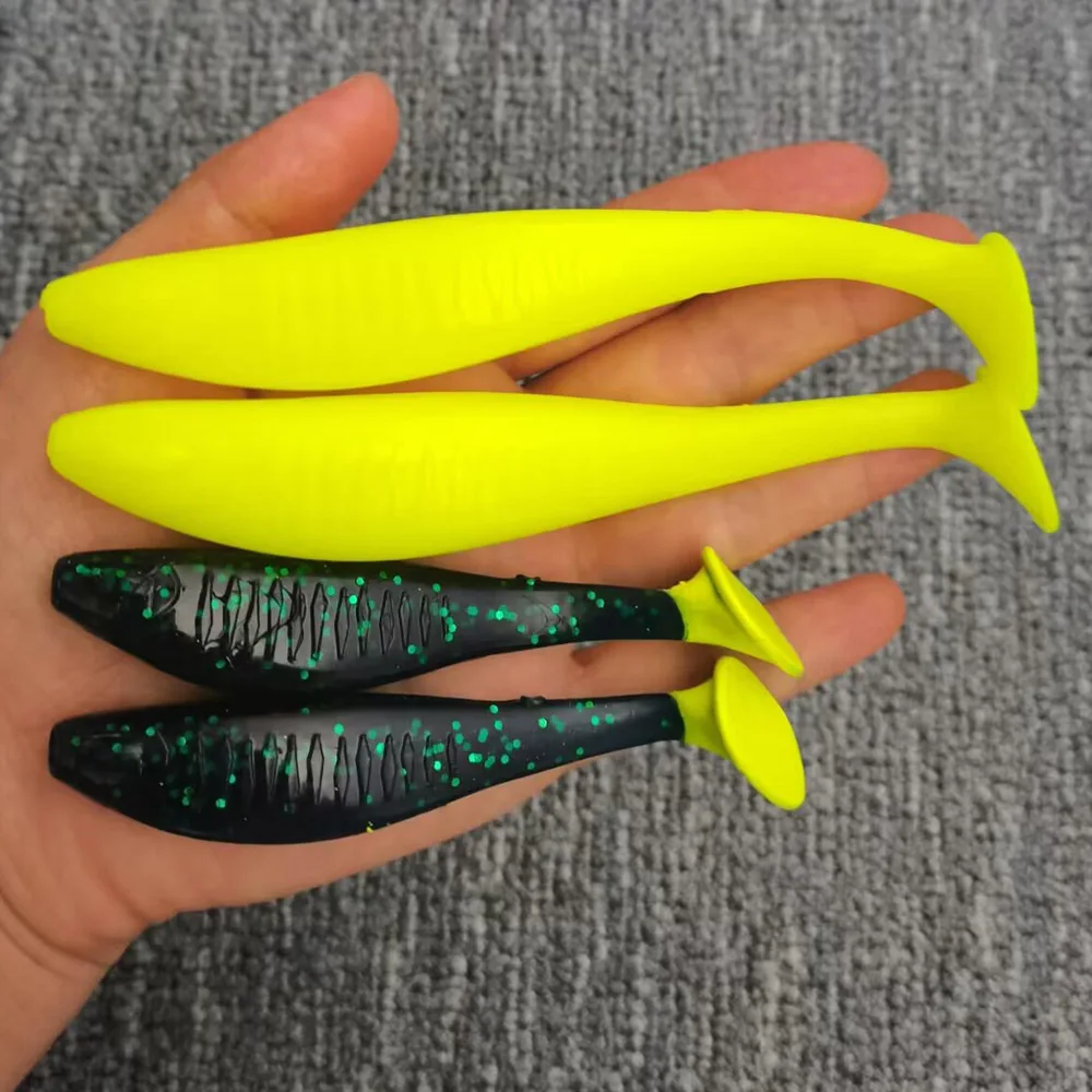 

Soft fishing lure 10cm 14cm big size soft bait Floating soft lure for Bass pike fishing High quality