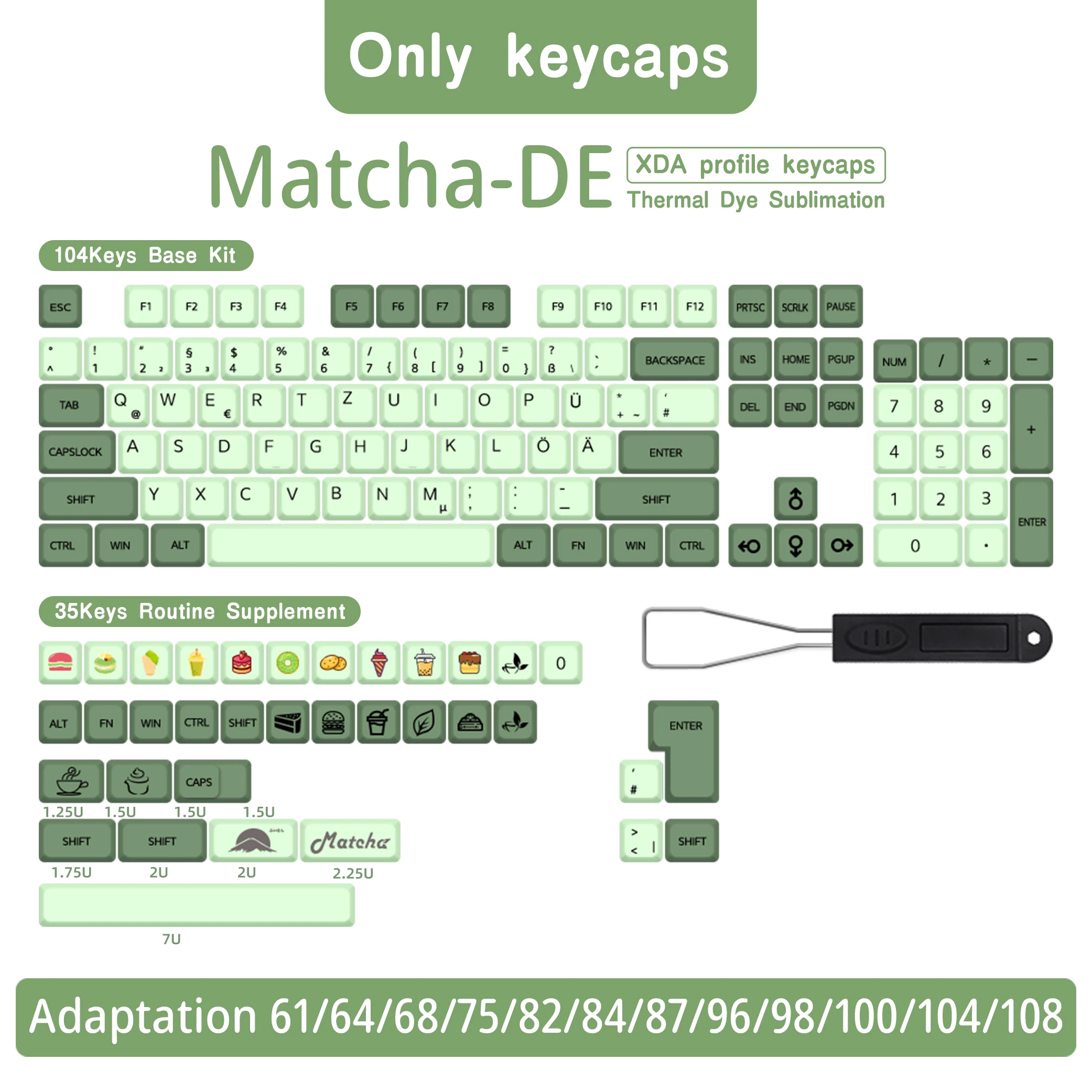 

140 keys PBT Keycaps XDA Profile ISO layout German Key caps For Cherry MX Mechanical Keyboard