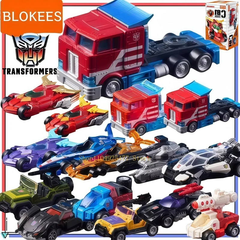 BLOKEES Transformers Block Car Leader C01 First Bullet Optimus Prime Megatron Assembled Toy Gift Model Desktop Ornament