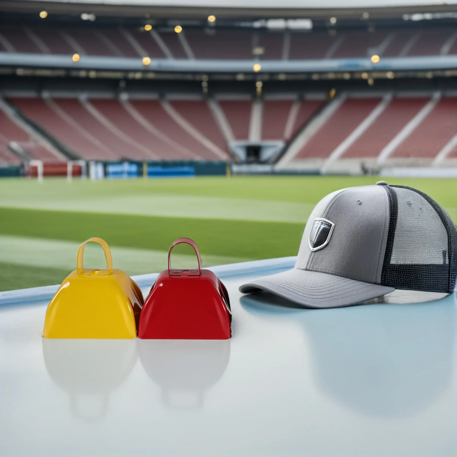 

4pcs Metal Cowbells Loud Handheld Noisemaker 3 Inch For Sports Events Cheering Parties Portable Ergonomic Handle