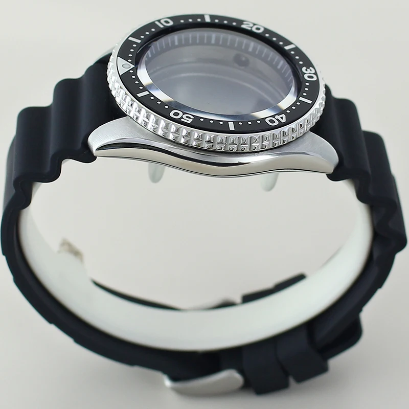 الغوص 20bar في 3.8 SKX 42 مللي متر ساعة حزام مع الفصل الدائري الياقوت الزجاج ل NH35 NH36NH34 4R36 ساعة يد تعمل بالحركة اكسسوارات