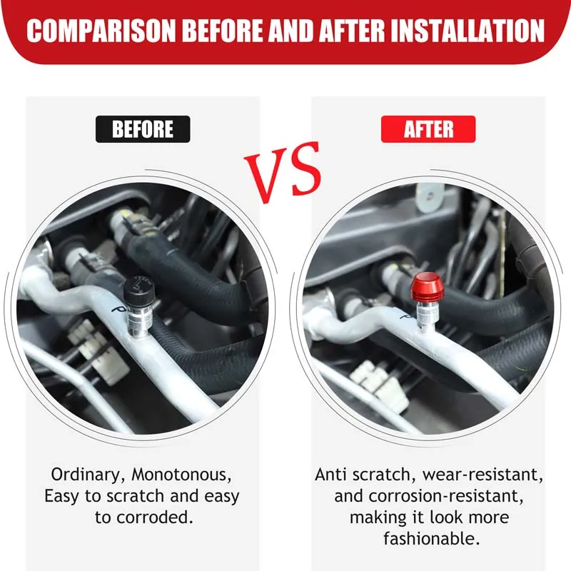 For Mazda MX5 ND 2016-2026 Aluminum Alloy Car Cabin Air Conditioning Maintenance Valve Cover Car Modification Accessories