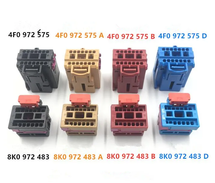 17 Pin Car Seat Female Or Male Docking Unsealed Socket Composite Connector For VW Audi 4F0 972 575 4F0 972 483 A B D E F G