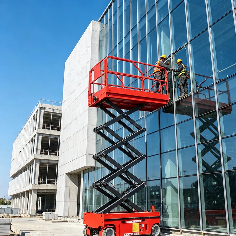 Factory Direct Mobile Hydraulic Scissor Lift 500kg Max Load 6-14m Multi-Size Lifting Aerial Work Platform For Industrial Use