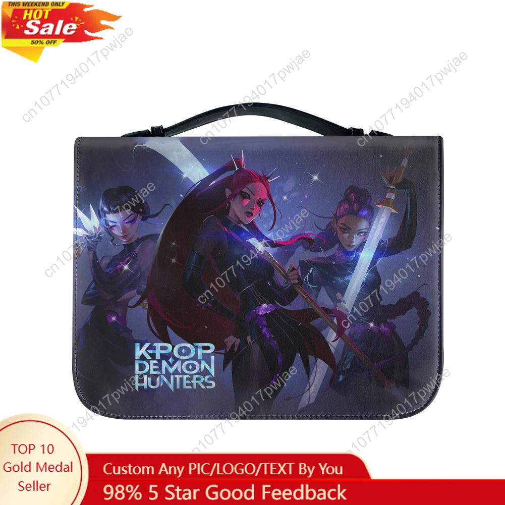 

KPop Demon Hunters Mira Bible Bags Christian Gifts Personalized Cover Bible Pack Waterproof Leather Bag Pockets Package Case