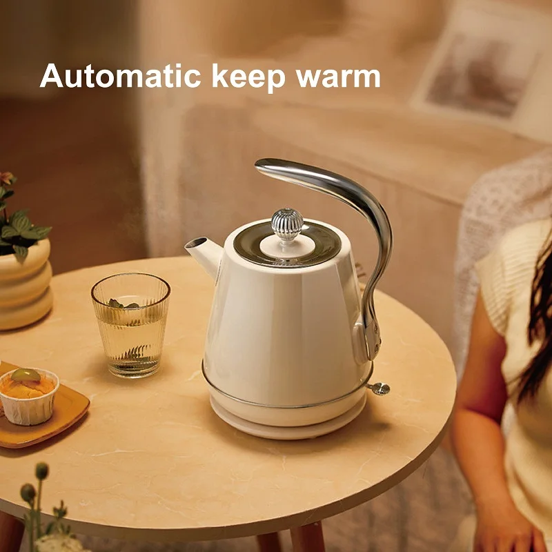 1800ml Electric Kettle Home Water Boiler Keep Warm Kettle 1500W Boil Water Quickly 304 Stainless Steel Kettle Auto Power-off