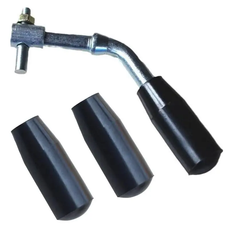 

ABGR-Replacement For Heating Stove Door Handle For Furnaces Boilers, Fits 1Cm Door Hole Diameter Fireplace Accessory