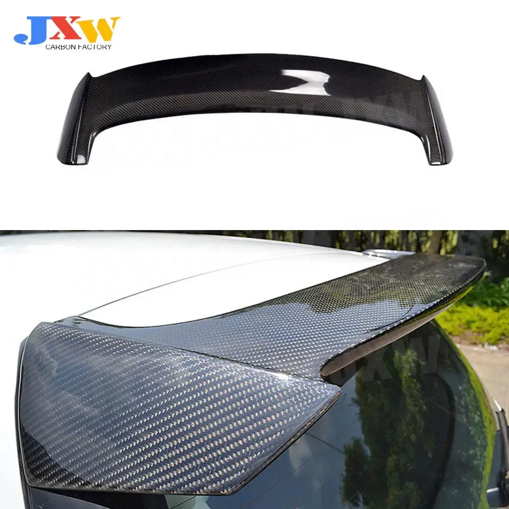 for MK7 Carbon Fiber Car Rear Roof Spoiler Wing Lip for Volkswagen Golf 7 MK7 Standard Rline 2014 2015 2016 2017 Body kits