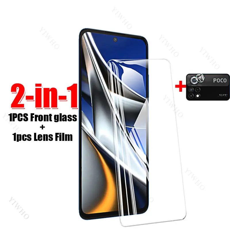 (에서 선박 us) Poco X4 Pro 5G 샤오미 용 하이드로 겔 필름 Poco M5s M5 M4 M3 X3 F4 F3 C40 Pro 5G NFC GT 백 필름 카메라 렌즈 보호