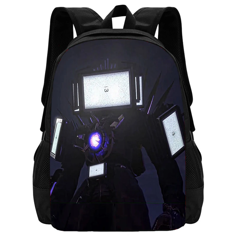 Skibidi-Titan Speakerman School Bag para crianças, mochila para menino, viagem de anime, sacos de livros, mochila infantil, recém